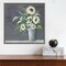 Late Summer Bouquet II (Sunflower) by Julia Purinton 16-in. W x 16-in. H. Canvas Wall Art Print Framed in Grey